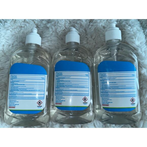 Set Of 3 RINSE FREE Hand Soothing gel Hand Sanitizer 16.9 Fl Oz Each NEW - Picture 2 of 5